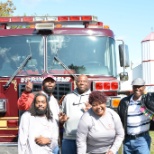 Springfield Fire company was on hand to provide safety tips and give tours of the fire truck!