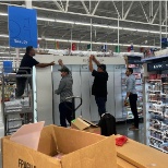 Anderson crew hard at work building new fixtures