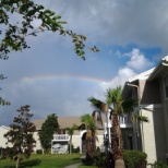 Rainbow over Cadence