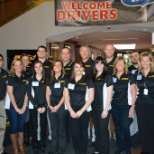 Team DTS posing at the New England Truck Driver Expo. http://www.netruckexpo.com/