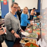 So much yummy and healthy food at our Wellness Potluck!