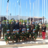 With SRSG, AFRICAN UNION AMBESSEDOR ,other colleagues .