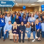 Our associates Dress in Blue for Colon Cancer Awareness