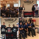 Asbury staff hosted over 300 students for Career Day 2018 at UTI's NASCAR Technical Institute!