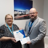 Lynn Carrick - Customer Service Manager - 15 Year Long Service Award