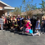 We help the residents/patients celebrate Halloween