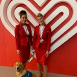 The Guide dogs have come to The Base for flight training!