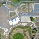 Aerial photo after phase 1 of built in was completed.