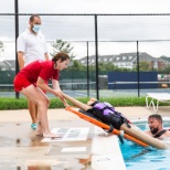 COVID procedures and social distancing in place for lifeguard certification courses