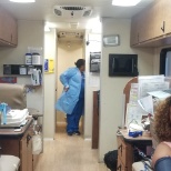 Employees participate in our local blood drive