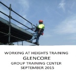 Working at heights training done at GTC-2015 Sept.