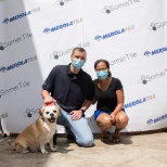 Team members supporting the local non-profit, Rescue Ridge, at our Annual Pet Portrait Day.