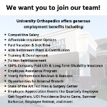 Why work at University Orthopedics?