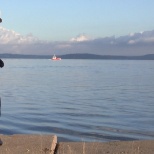 Shooting on a sunny day in the Oslofjord in Norway