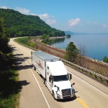 Dedicated Tractor/Trailer on the Great River Road