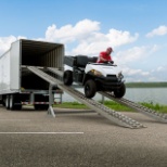 Specialized Tractor/Trailer at Lake Pepin