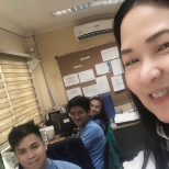 WORKING WTH HAPPY OFFICE STAFF