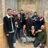 Axe throwing social