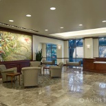 Main Lobby with White Oak Mosaic