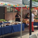 The Food Line at the Fiesta