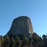 A photo of the Tower from the vantage point of the parking lot near the visitor's center.