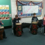 Drumming in classroom music