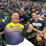 Brewer game with the team!