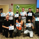 The Canteen Orlando management team obtained their ServSafe certification.