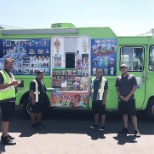 When it's over 100 degrees, managers at Canteen decided to bring in an Ice Cream Truck.