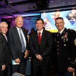 SGT Kyle White, U.S. Army, Medal of Honor Recipient; and SGM Daniel Dailey, Sgt. Major of the Army