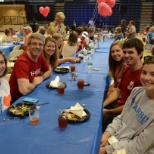 Our Medical Director at our indoor picnic.