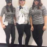 3 Cat People - Halloween celebration fun at the office