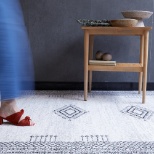 A rug in motion.