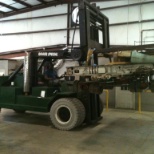 I also an a great rigger this is me driving 100,000 lb. rigger special Fork lift