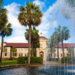 Beautiful campus, palm trees, and weather!