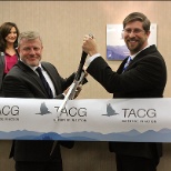 CEO Brian Chaney and Todd Vikan celebrate the 10th anniversary of TACG.