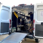 The Hospice Source van is loaded and ready to go