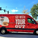 This is the van that the Jacksons Tour De Yum marketing representatives drove to locations