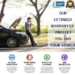 Our extended warranties protect you and your vehicle