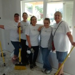 Volunteering with Habitat for Humanity