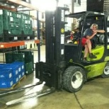 Certified forklift driver with over 2 years experience.