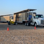 Hauling live poultry locally.