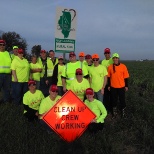 Clean up crew for Adopt - a - Highway!