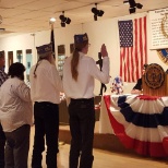 I am with the Benson Post now, but this was when I (far right) was being sworn in as an officer