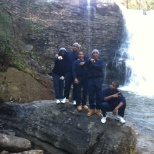 Taking inner city youth to water falls. Showing youth a different walk of life.