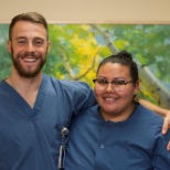 Dentist and Dental Assistant at our Erdman Clinic