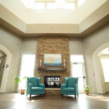 The lobby of our newly-renovated Auburn Village facility.