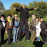 Halloween Fun, staff ready for the party by the lake!