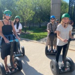 Segwaying through our home city, Chicago.