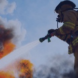 Train and Learn to fight fires